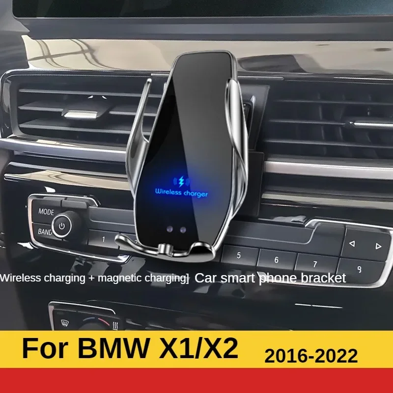 

2016-2022 For BMW X1 F39 X2 F48 Mobile Phone Holder Wireless Charger Car Cell Phones Mount Navigation Bracket GPS Support