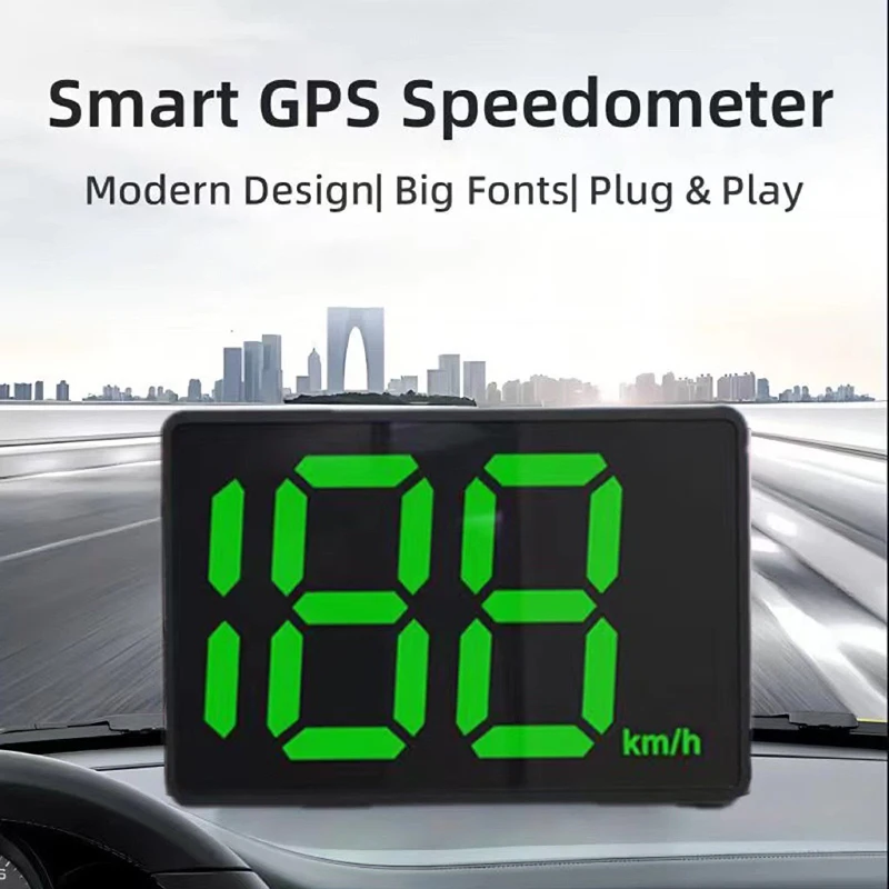 GPS Car Digital Speedometer HUD Head-up Display Eletronicos Speed Gadgets Inteligentes For All Car Speed Gauge Meter KM/H