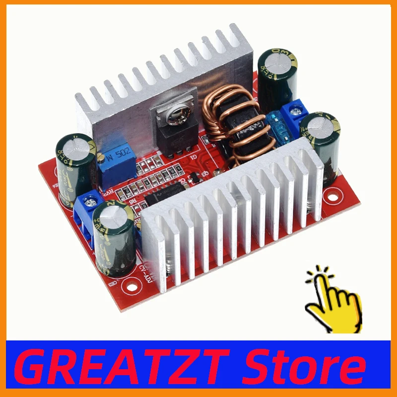 DC 400W 15A Step-up Boost Converter Constant Current Power Supply LED Driver 8.5-50V to 10-60V Charger Step Up Module