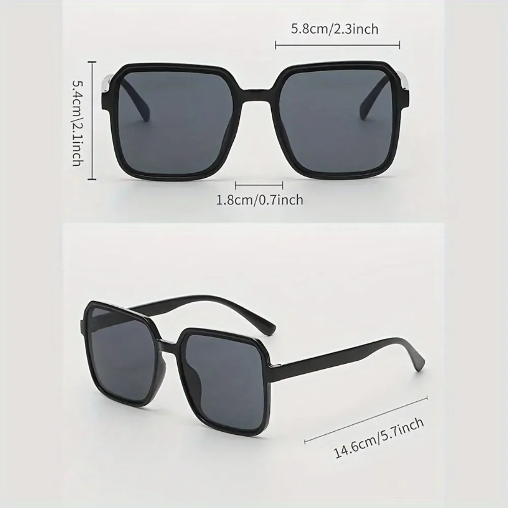 Set of 14 Square Frame Glasses in Various Colors - A Classic Retro Fashion Item From Europe and America