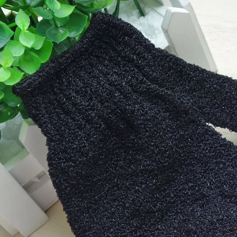 

2pcs Exfoliating Strong Decontamination Textured Scrubbing For Body Bathing Gloves Microfiber Body Wash Bath Accessories Mitts