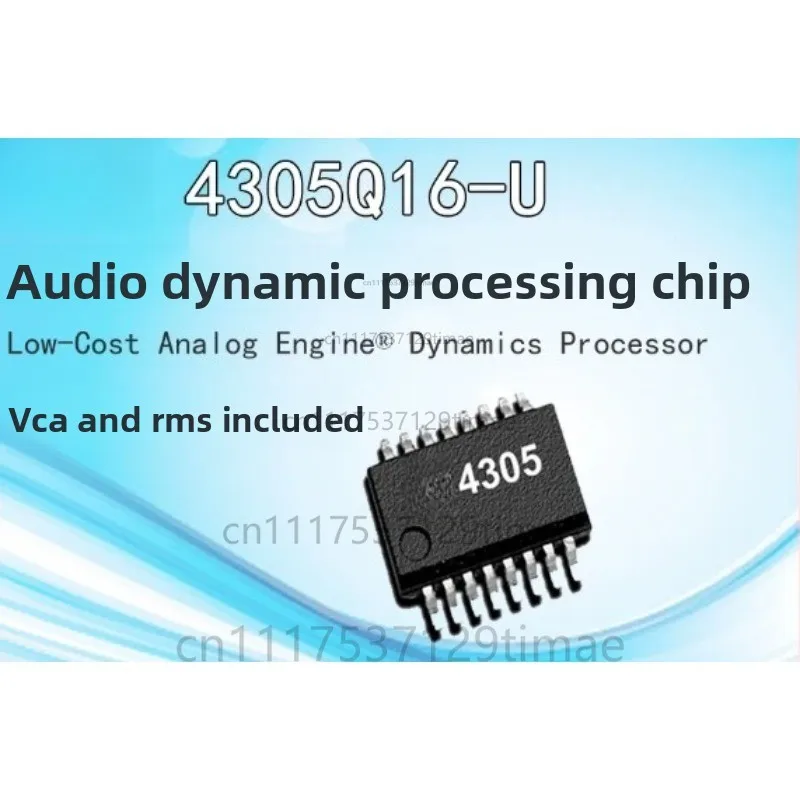 4305Q16-U Audio Dynamics Processing IC, QSOP16 SMD Chip with VCA and RMS Detector