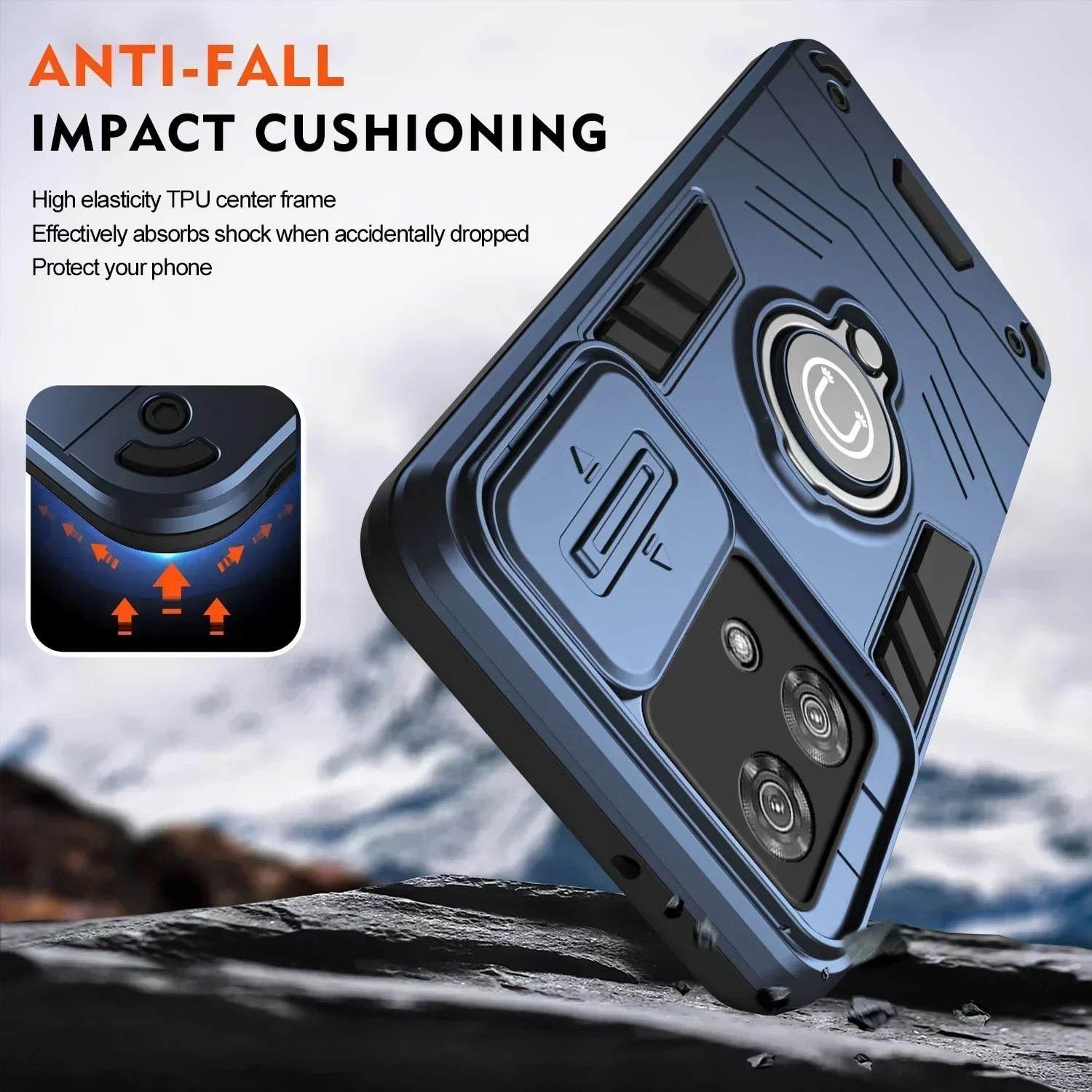 Бронированный чехол для Motorola Edge 40 Neo, чехол для телефона Moto G22 G04 G24 G34 G84 G14 G54 G53