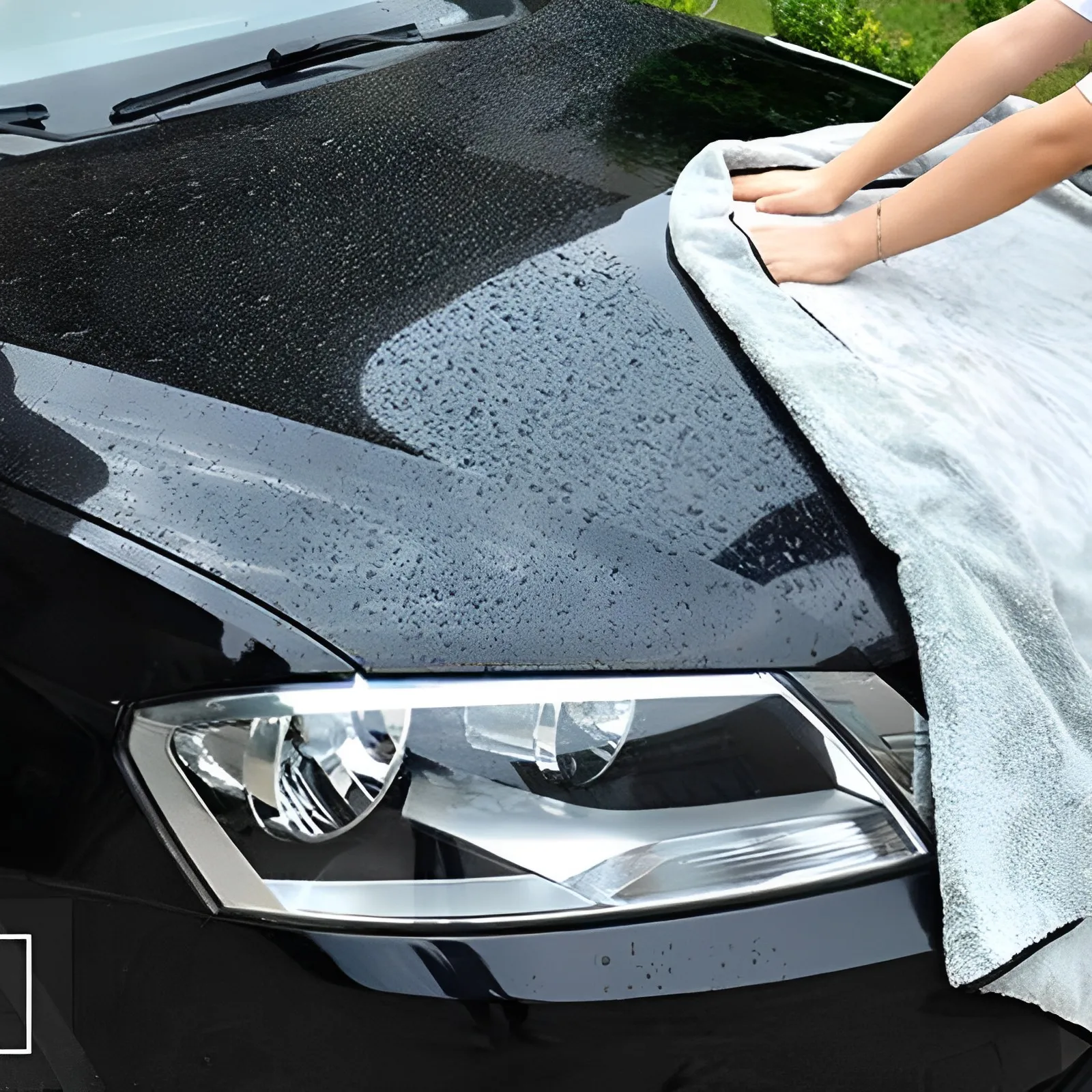 Microfiber Car Wash Towels Double Drying Microfibre Care Detailing Auto Cleaning Super Absorbent Cloth