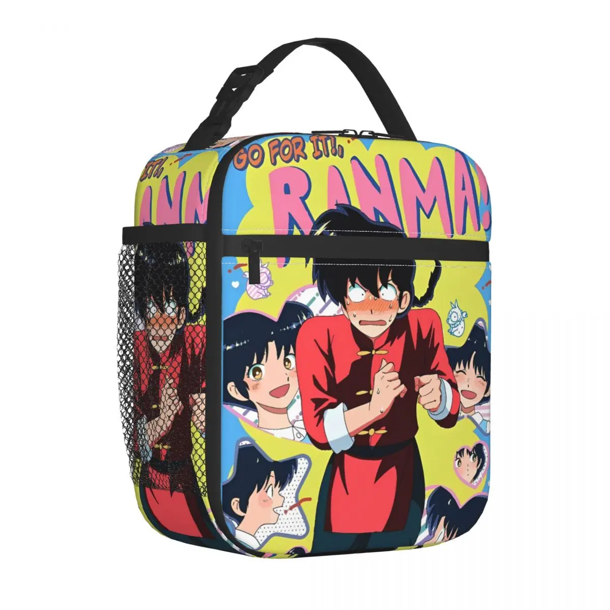 Manga Ranma Insulated Lunch Bag Thermal Bag  Meal Container Adventure Martial Comedy Leakproof Tote Lunch Box Beach Travel