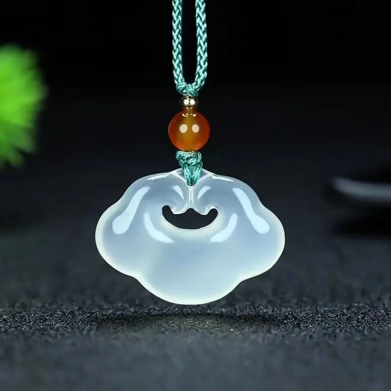 Agate small coin purse pendant, white, pink, green, yellow chalcedony small pendant, crystal jewelry inlay accessory