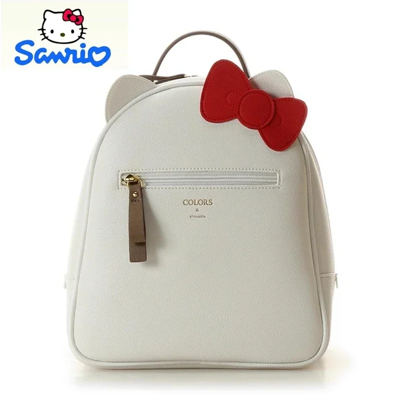 

sanrio Backpack Luxury Brand Original Cartoon Hello Kitty Women's Bow Girls' Backpack Large Capacity High Quality