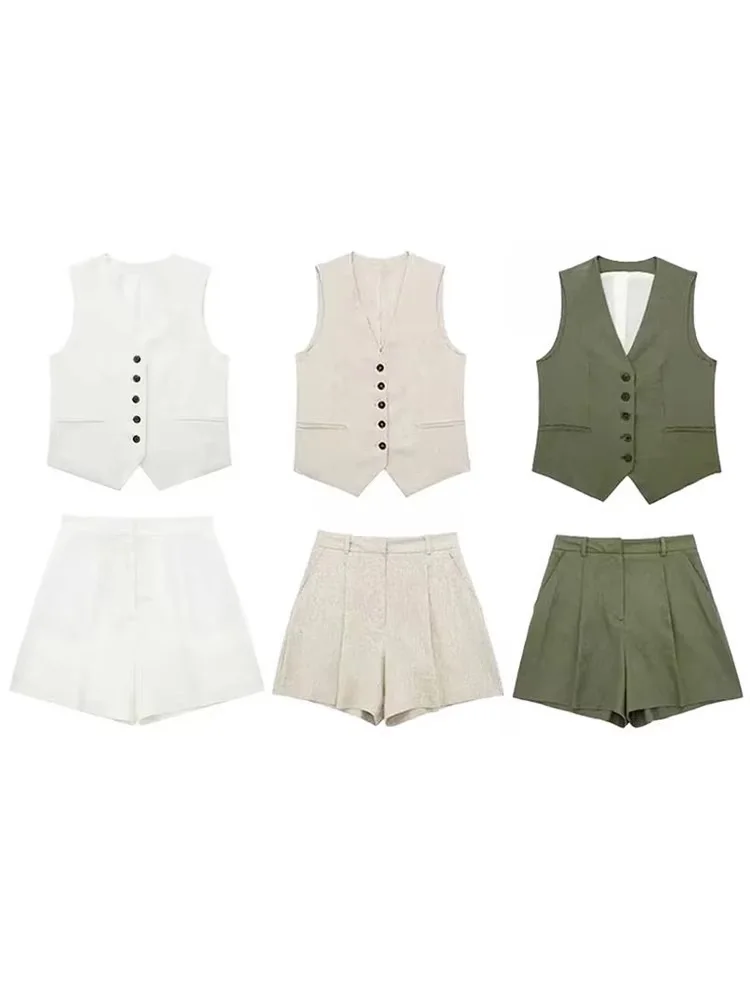 clothing women clothing shoes bags dresses shorts vests Amazon.com: PRETTYGARDEN Women's Summer 2 Piece Outfits Sleeveless Matching Sets Button Down V Neck Vest Waistcoat and Pockets Shorts (Army Green,X-Small) : Clothing, Shoes & Jewelry