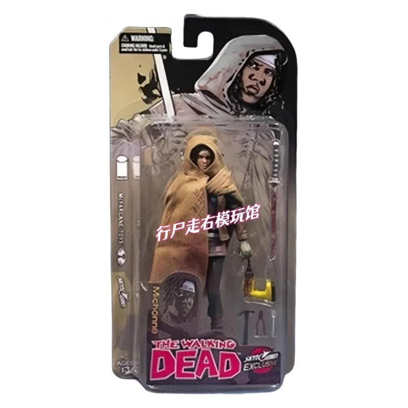 Macfarlane Walking Dead Hand Knife Female Genuine Joint Movable Toy Gift Anime Star Action Figure Model Collect Boy Toys Figure