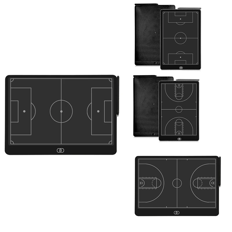 Electronic Coaching Board, 16In LCD Screen Strategy Marker Board With Lock Function