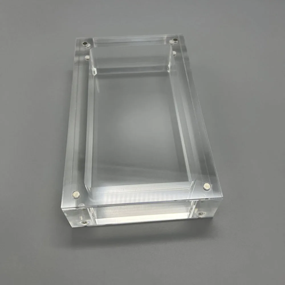 High Transparency Acrylic Display Box Magnetic Cover for Game boy Advanced SP GBASP Console Storage Box Shell Accessories