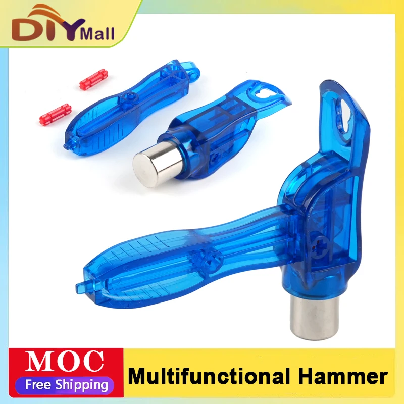 MOC Disassembly Tools Hammer Tool Building Blocks Parts Technical Bricks DIY Accessories Remover for Kids Adults Hobbyists