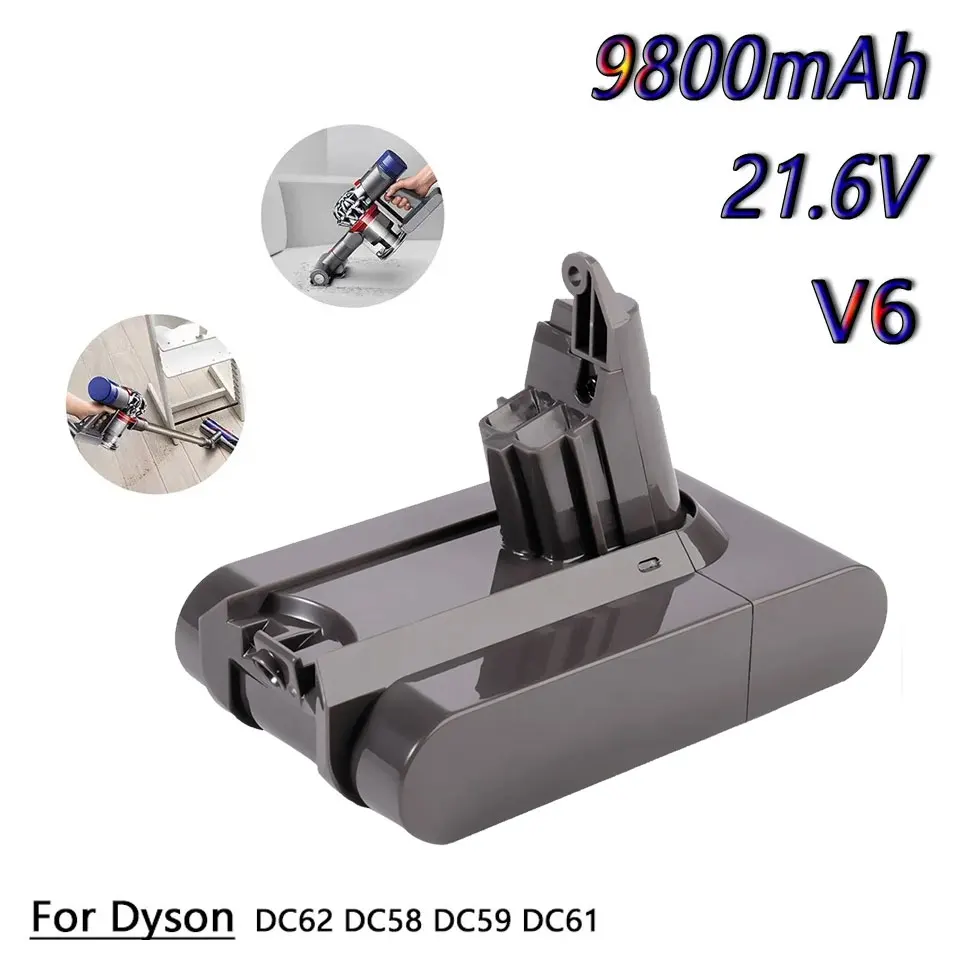 Remplacement de la batterie 21,6 V, Dyson V6, DC58, DC59, DC61, DC62, DC72, DC74, front animal SV03, SV04, SV05, SV06, SV07, SV09
