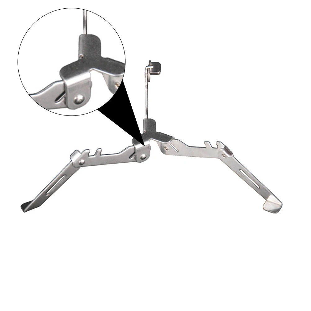 

Camping Gas Tank Rack Stainless Steel Lightweight Durable Small Bracket For Outdoor Hiking Practical Design Easy To Use Great