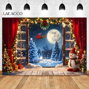 LAEACCO Velho Gạch lò sưởi quà Giáng sinh Quà tặng gấu con gấu trẻ em nền nền cốt truyện chụp ảnh chụp ảnh chụp ảnh chụp ảnh 10 Kịch bản bán hàng chính Nhiếp ảnh - №6