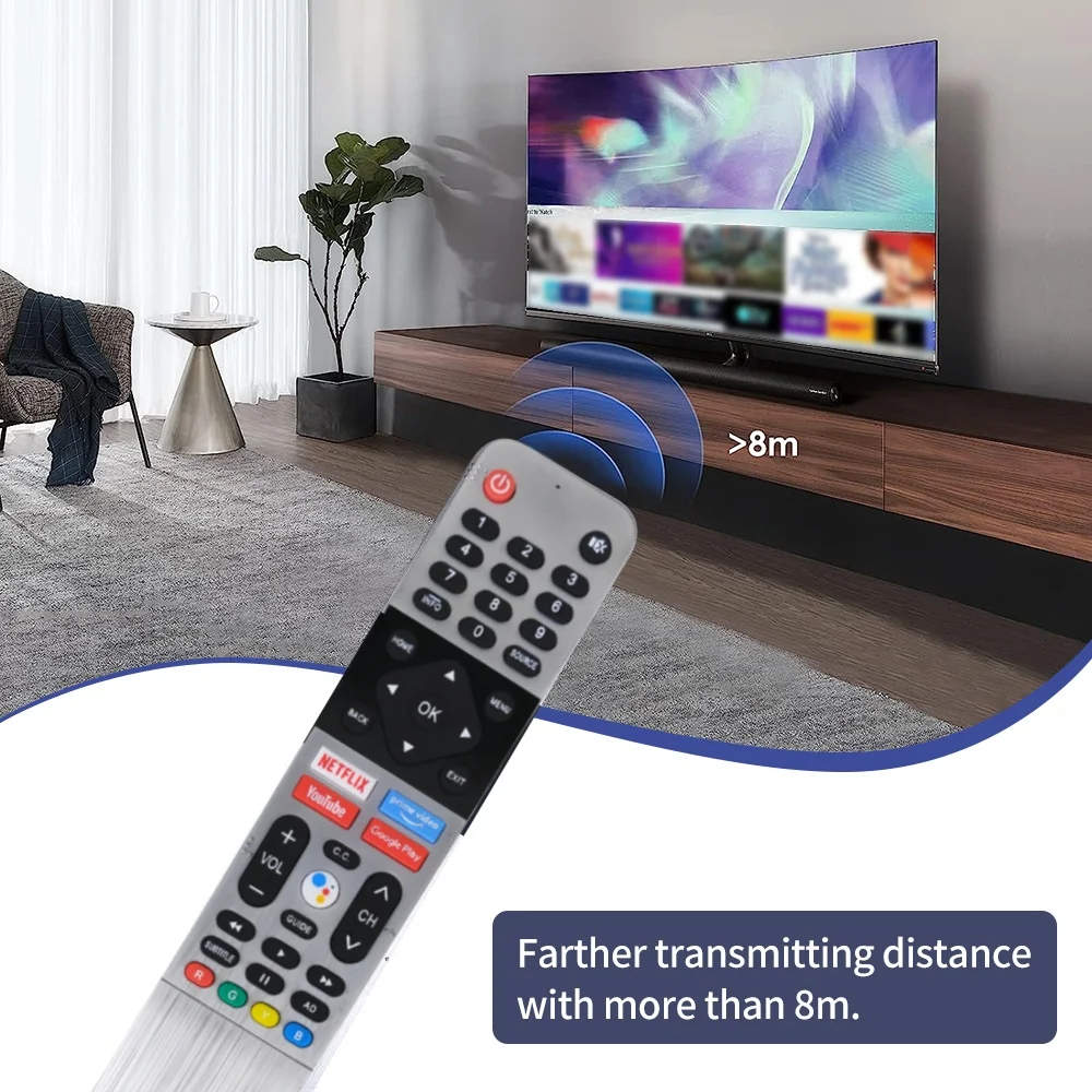 جهاز التحكم عن بعد بالأشعة تحت الحمراء لـ Skyworth Panasonic Toshiba Kogan Smart LED TV التحكم عن بعد 539C-268935-W000 539C-268920-W010 TB500 Witho