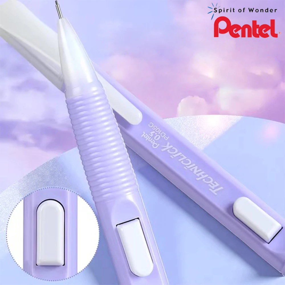 New Japan Pentel Mechanical Pencil Set PD105C Dessert Limited Edition Side-Click 0.5mm Study Supplies Stationery Cute Pencils