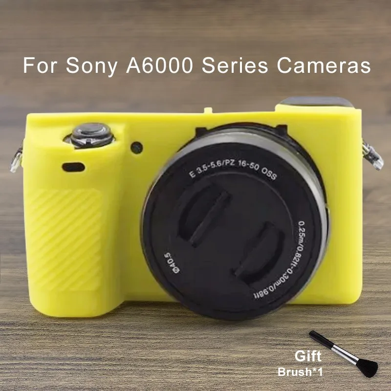 Soft Silicone Case Cover Camera Bag for Sony A6000 Camera Accessories Sony ILCE-6000L