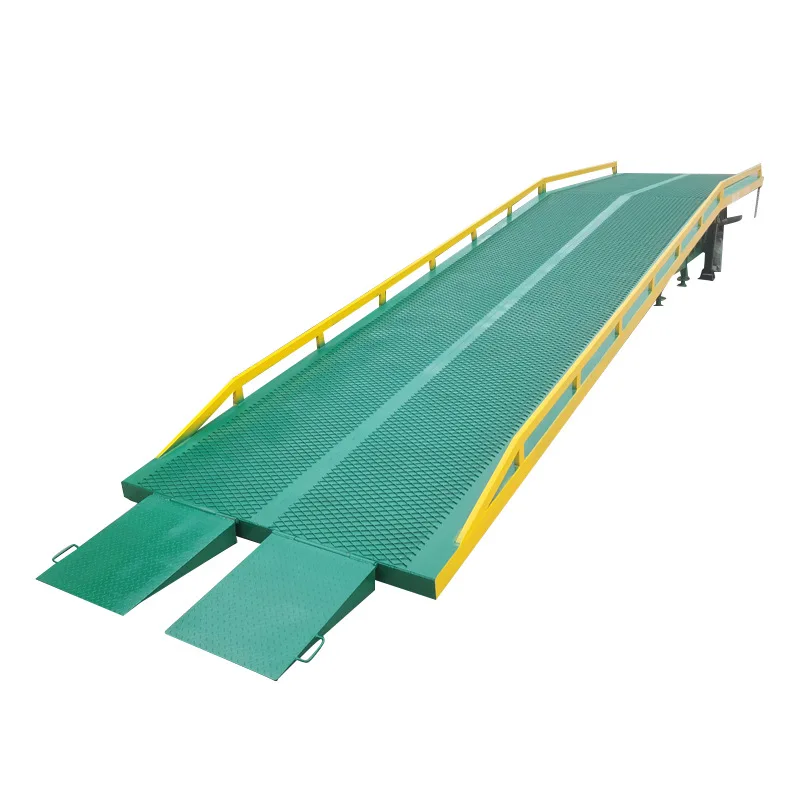 

HRXS-15 tons 12 meters mechanical manual boarding bridge, cargo handling equipment, movable hydraulic boarding bridge