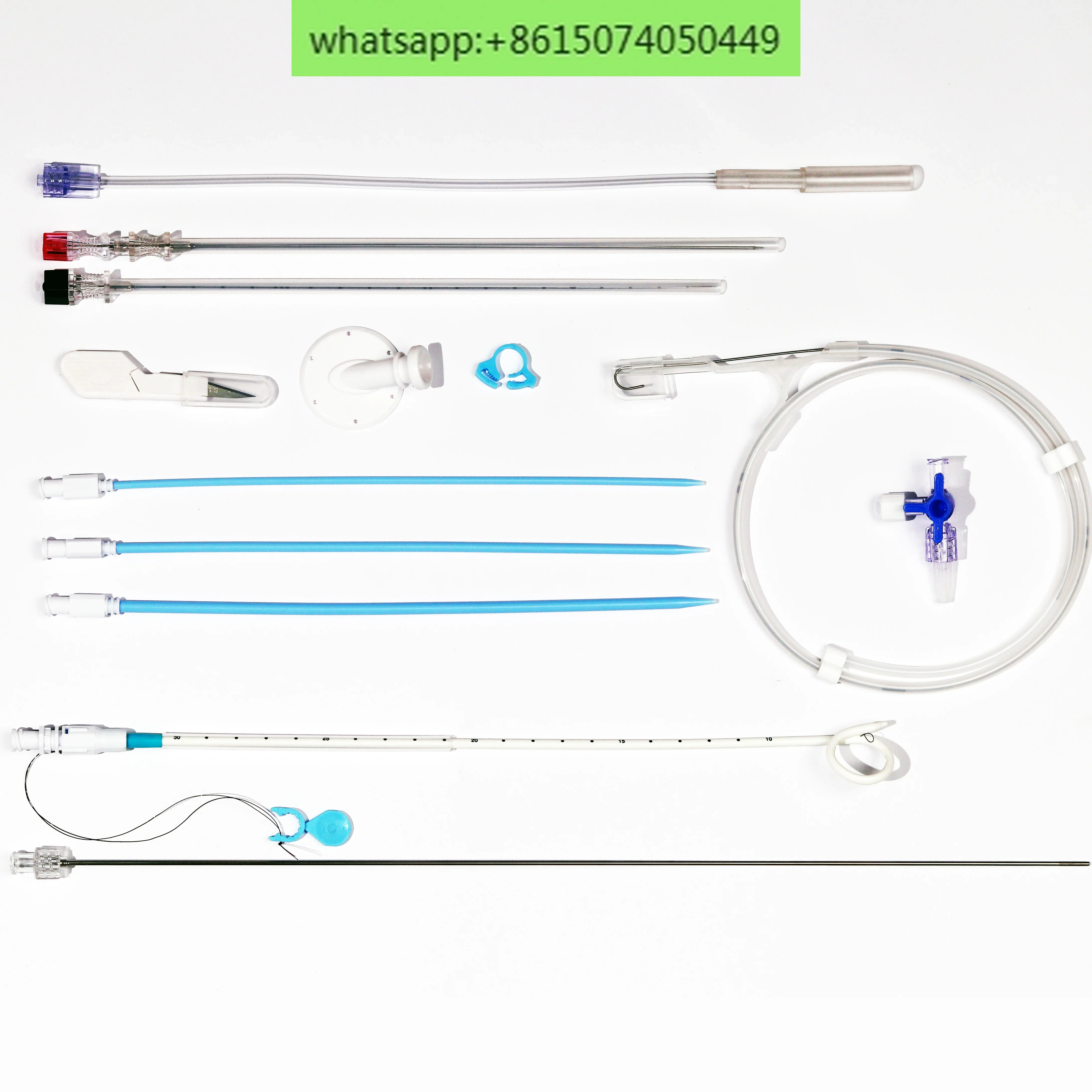 Expendable Device Biliary Duct Hydrophilic Porcine Tail Duct Percutaneous Nephrostomy Catheter Kit