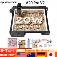 Atomstack A20 Pro V2 Laser Engraver machine Machine 20W Quad-Laser Cutter Metal Arcylic Wood Glass 400*365mm C4 Pro A5 V2