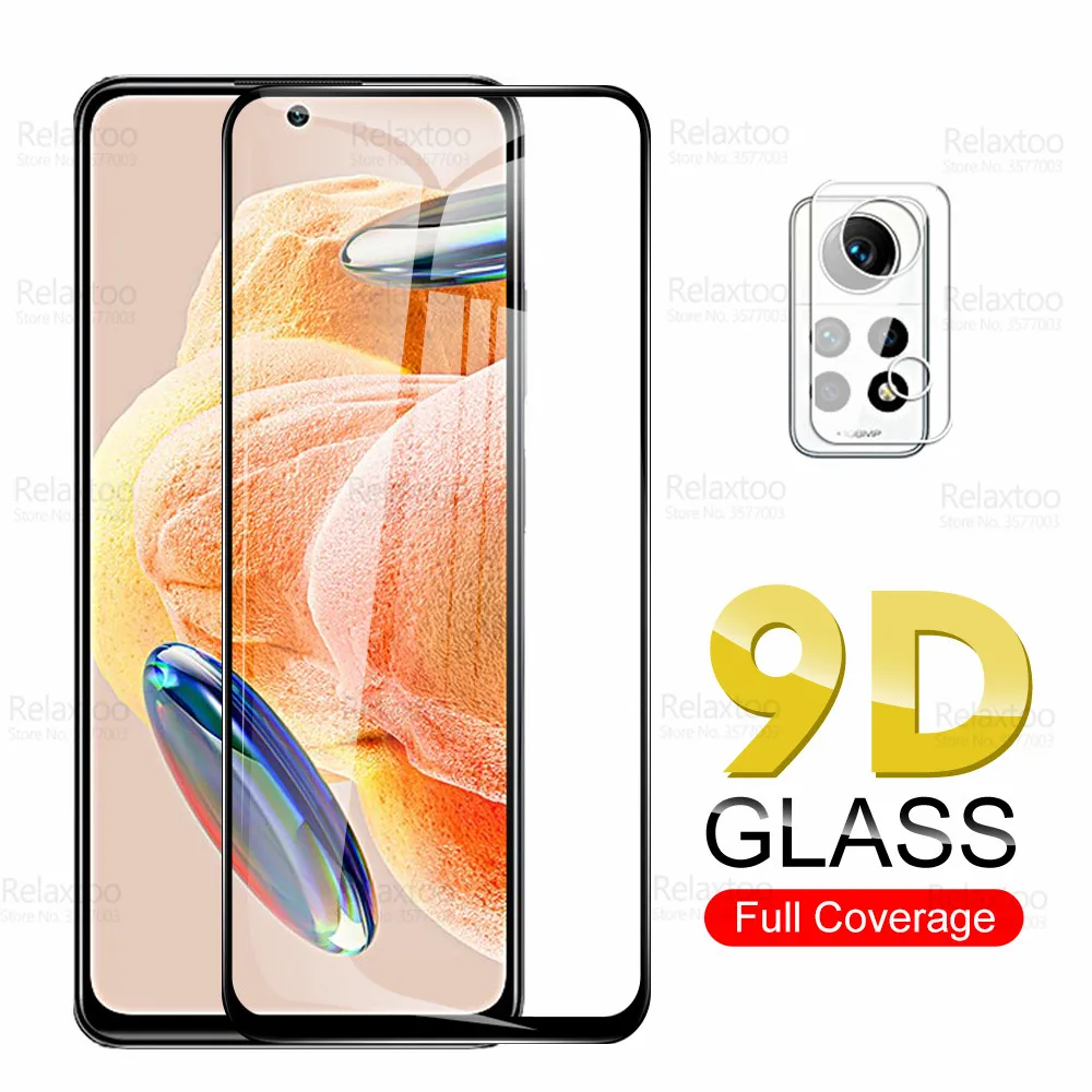 For Xiaomi Redmi Note 12 Pro 4G Glass 2To1 Camera Protective Tempered Glass Redme Note12 S 12S 12Pro Screen Protector Cover Film