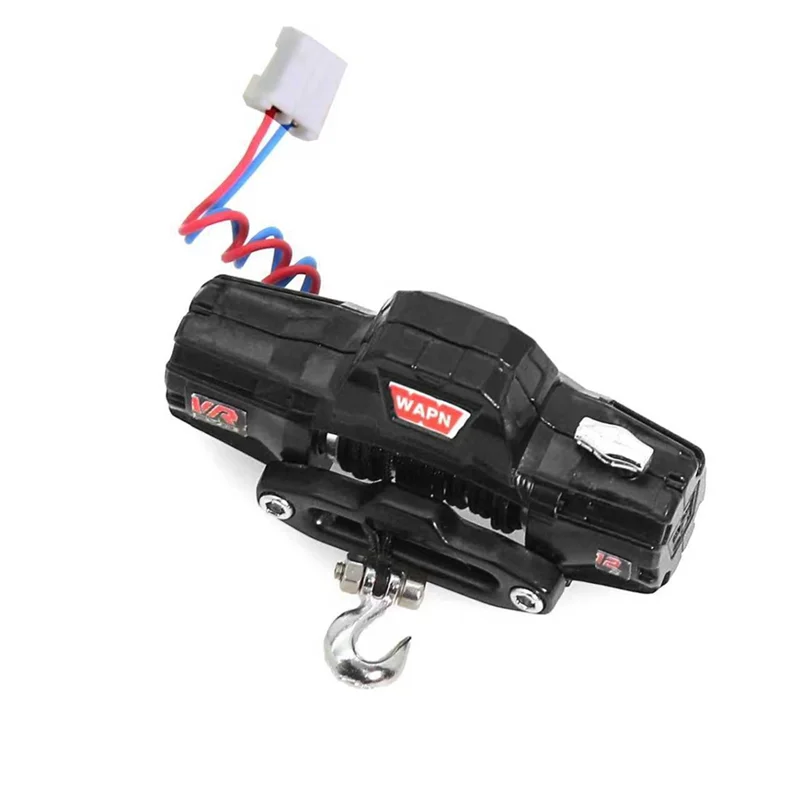 MACH-accessoires pour 1/18 TRX4M 1/24 RC, mise à niveau, Simulation de treuil automatique en métal, pièce de rechange simulée