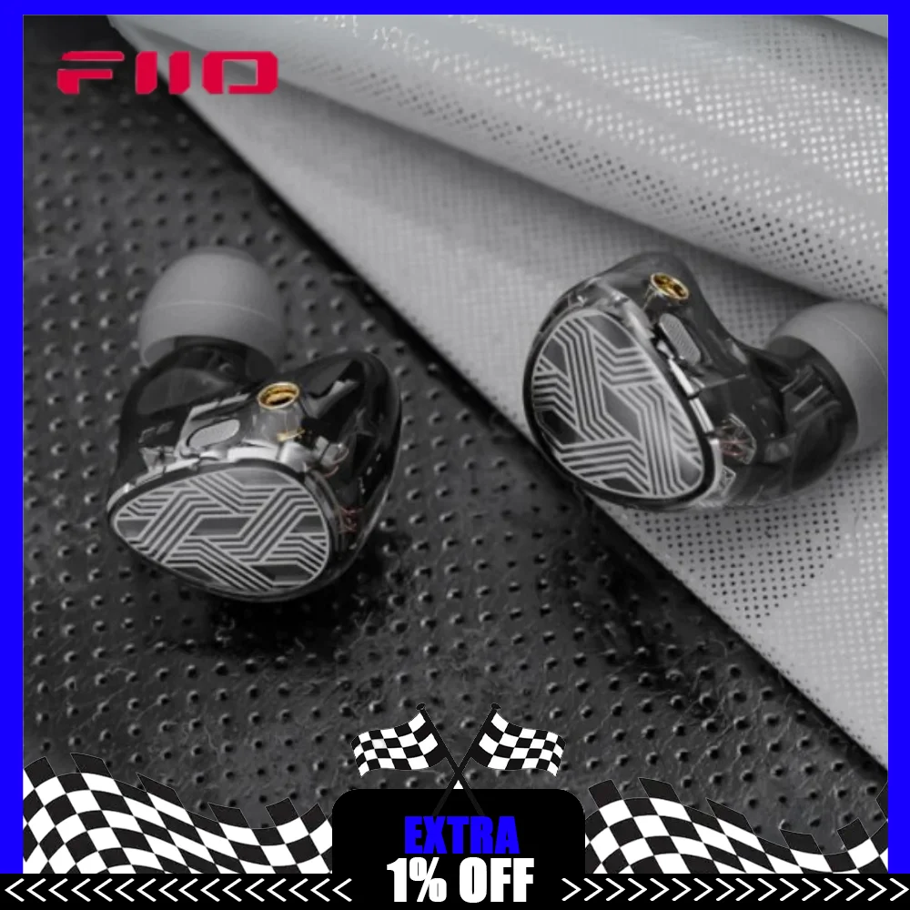 

FiiO FA19 10 Knowles Balanced Armature In-Ear Earphone with MMCX Interchangeable 3.5mm/4.4mm Hifi Wired Monitor Headphones Gift