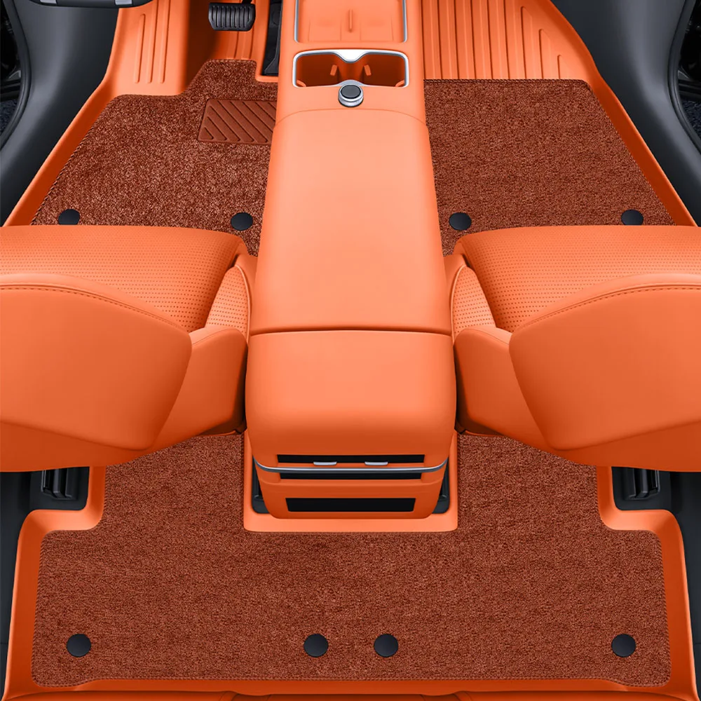 

Для Leopard Titanium 7, автомобильный двухслойный коврик для ног, полный окружающий коврик из ТПЭ, аксессуары для модификации интерьера