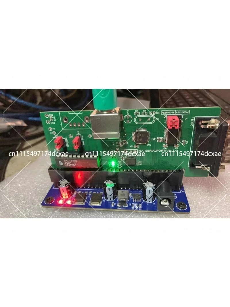 ISA Serial Port Expansion Card 8-Bit Bus Optical Mouse DOS Interface