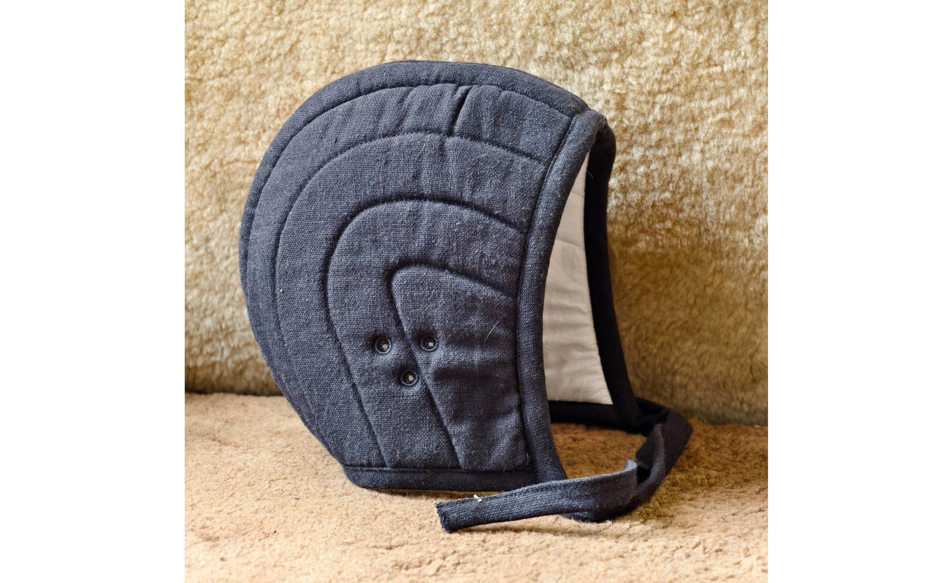 Arming Cap Comfortable Fit Padded Helmet Liner Quilted Linen Cap Breathable Medieval Coif Historically Precise for LARP Players