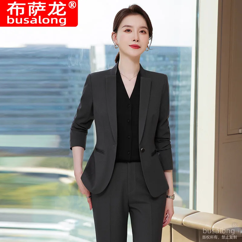 Business Suit Women2024Spring and Autumn New Lawyer Business Wear Formal Wear Temperament Civil Servant Interview Work Clothes