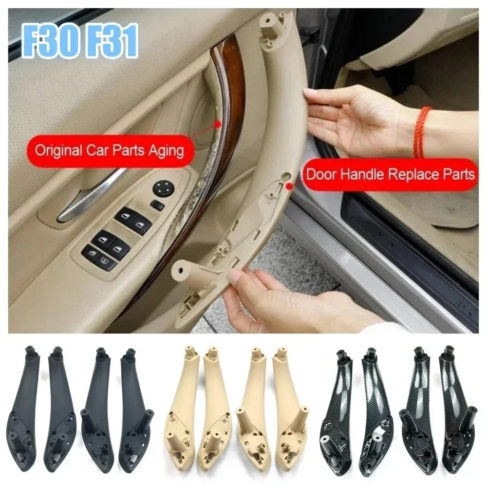 

Car Interior Door Pull Handle Inside Panel Trim For BMW 3 Series F30 F80 F31 F32 F33 F34 F35 F36 F82 2013-2018