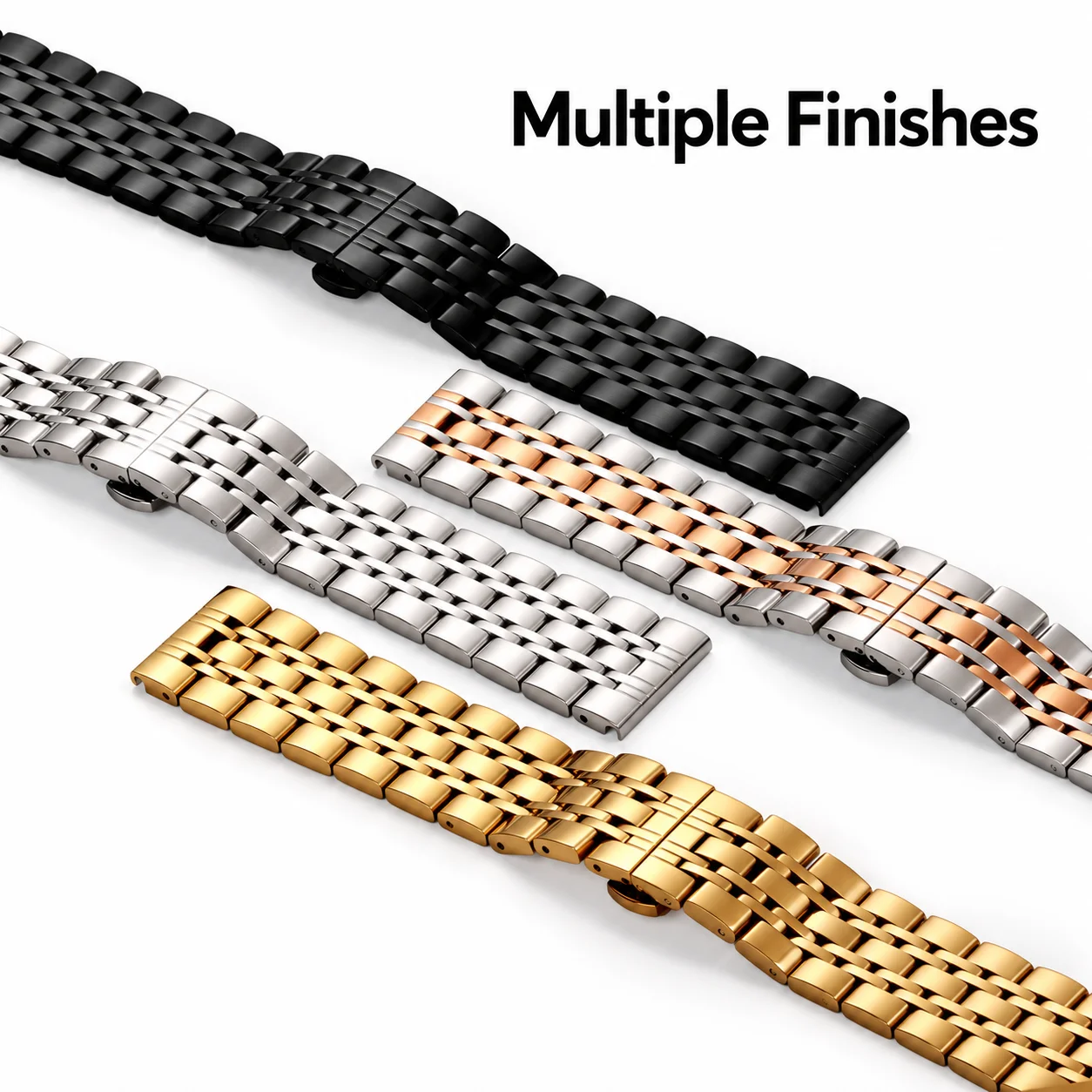 20/21/22/24mm Premium Stainless Steel Watch Strap Metal Band for Tissot for Citizen Bracelet Deployment Clasp 12/14/16/18/19mm