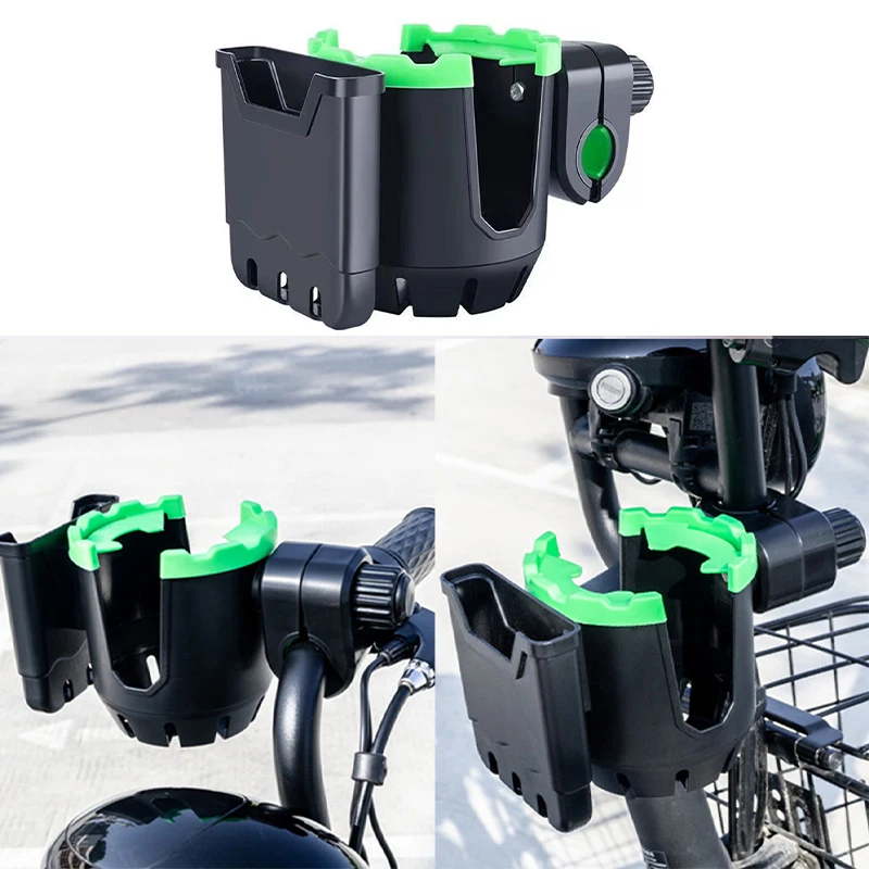 Multifunctional 2-in-1 Water Cup Holder Mobile Phone Holder Multi Function Holder Bicycle Stroller Holder Water Cup Holder