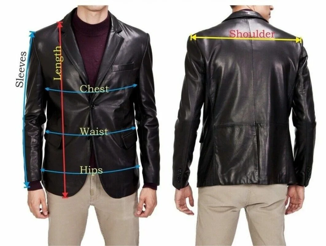 Men Croc-effect Leather Jacket Leather Blazer for Men Suit Leather Coat European and American Fashion Trend