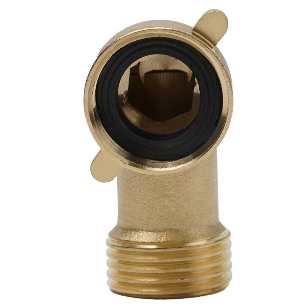 Joint 90 Degree Angle Water Pipe Accessories Brass Connector Replecement Camper Travel Trailer New RV Accessories