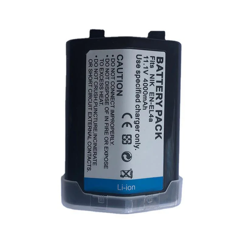 1Pcs 4000mAh EN-EL4 EL4 EN-EL4A EL4A Camera Battery for Nikon D2H D2Hs D2X D2Xs D3 D3S F6 MH-21 Batteria