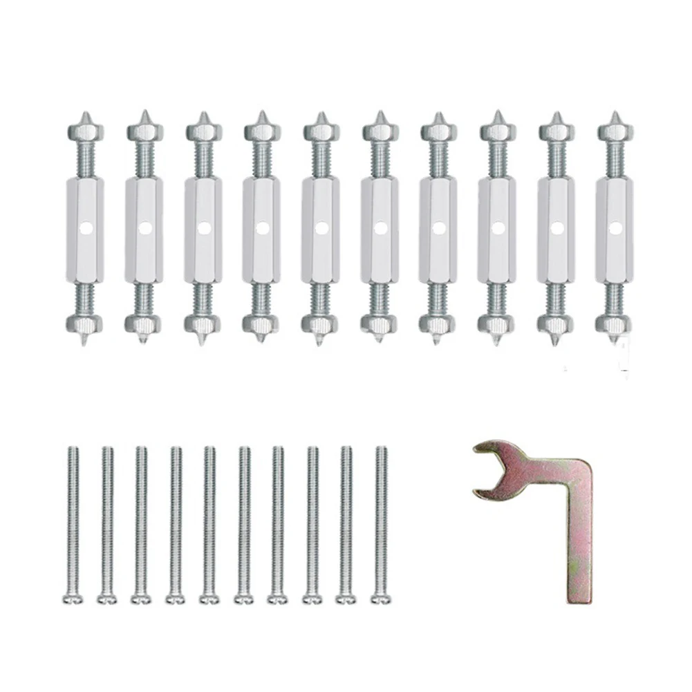 25pcs Box Screw Support Rod Kit Metal Insulated Box Screw Support Rod Kit 86 Type Switch Box Repair Tool Accessories