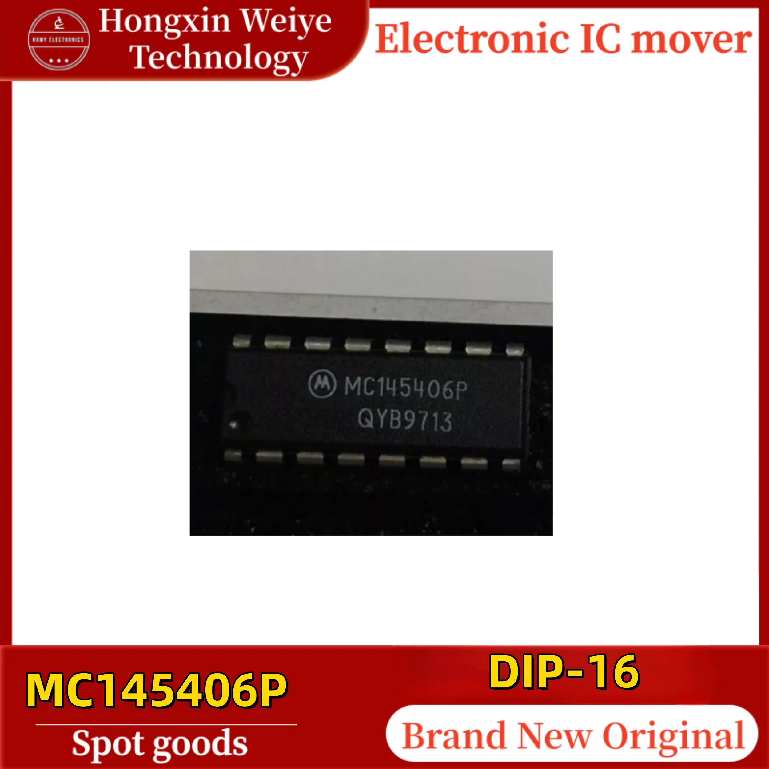 (1/5 Pieces) MC145406P MC145406 DIP-16 CMOS Analog Multiplexer / Demultiplexer IC Original Brand New In Stock Fast Shipping