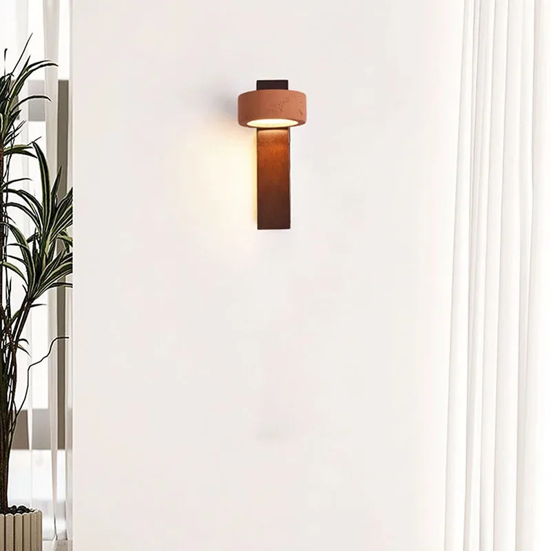 Designer's Apartment Room bedside Small Wall Lamp Theme Restaurant Retro LED Light modern Home Decoration Texture Sconce Light