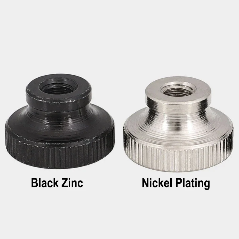 M2 M2.5 M3 M4 M5 M6 Carbon Steel High Head Through Hole Knurled Thumb Nuts  Round Knurled Thumb Nuts for 3D Printer Parts ﻿
