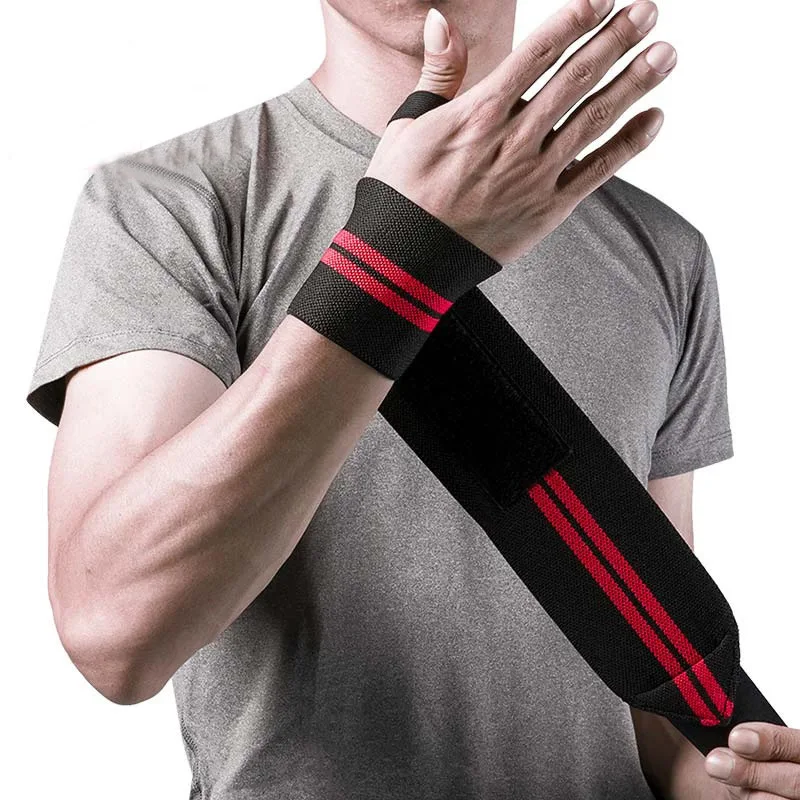 1PC Adjustable Wrist Straps Men and Women Elastic Wristband and Wrist Fixers of Athletes Powerlifting Wrist Straps