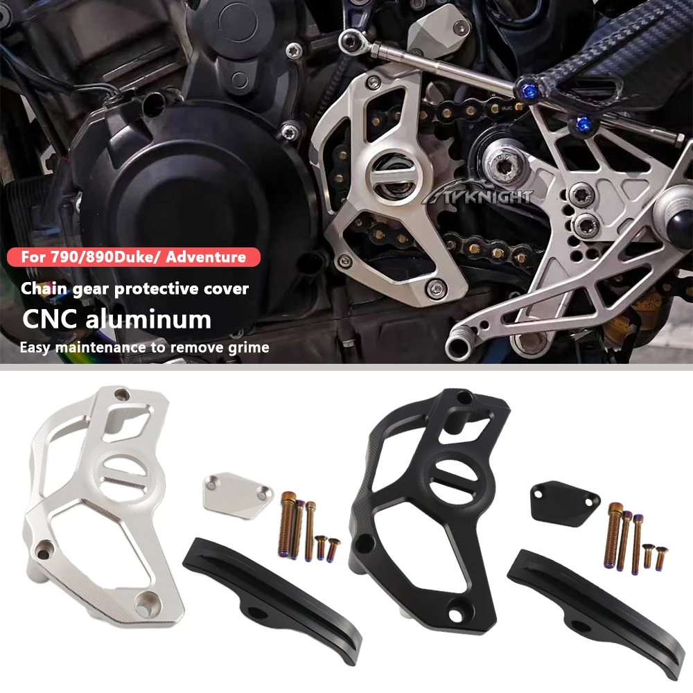 

FOR 790/890 Duke / Adventure Chain gear protective cover790 890Adventure CNC Aluminum Sprocket Guard