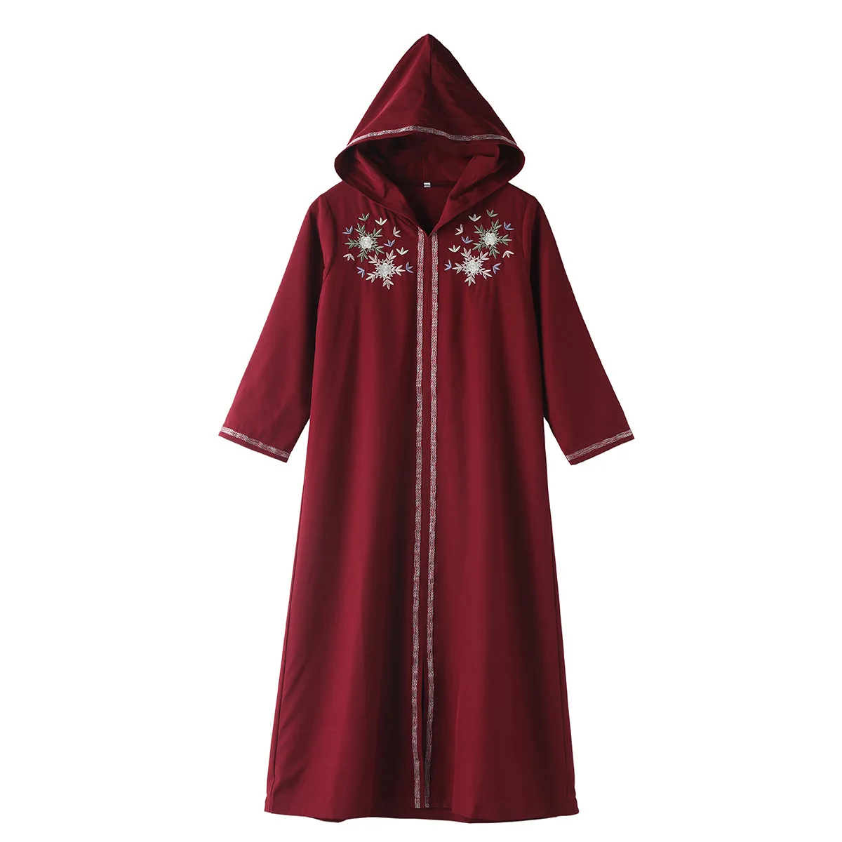 Abayas brodés pour filles musulmanes enfants robe à capuche Eid Djellaba nouveau caftan marocain turquie Kebaya Ramadan Islam Jalabiya Caftan