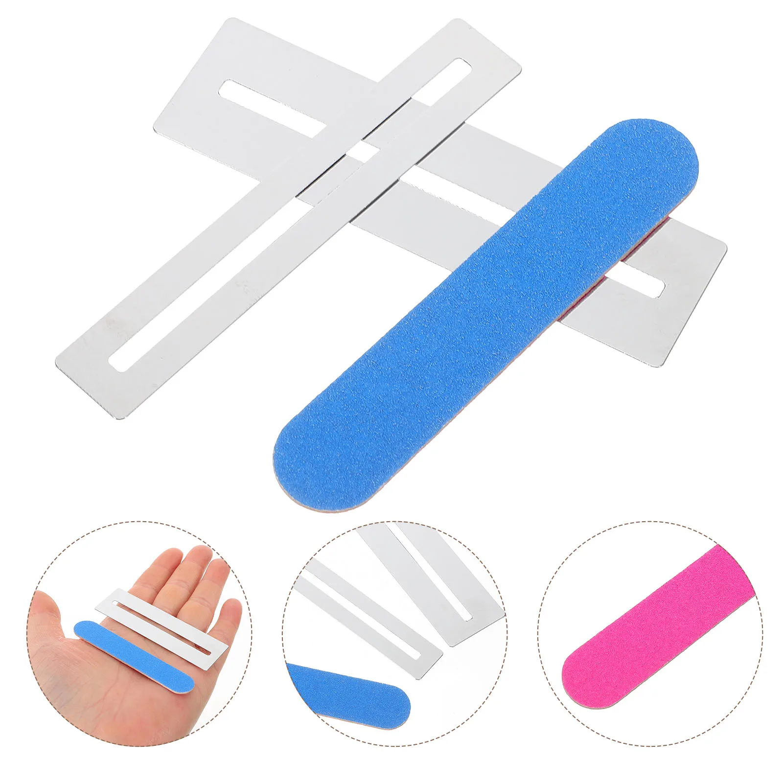 

1Set Stainless Steel Guitar Fingerboard Guards Fret Polishing Protector Durable Luthier Tool for Bass Guitar Repair Parts