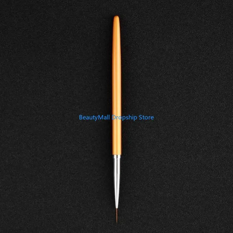 40JD 3 PCs Nails Liner Brushes Detalhes Pincéis unhas pintando pincéis arte