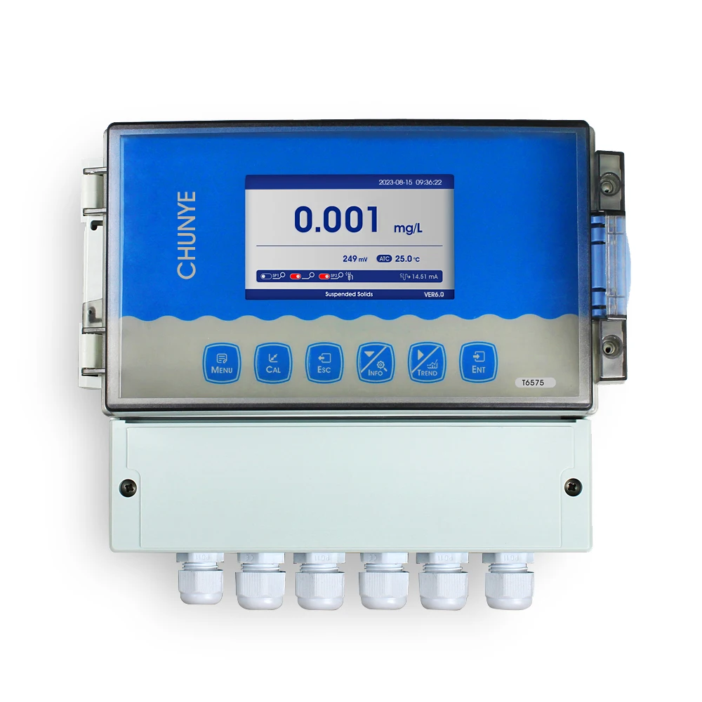 Online Residual Chlorine Meter Digital Analyzer Free Chlorine Controller for Water Treatment Hydroponic Water Quality Sensor