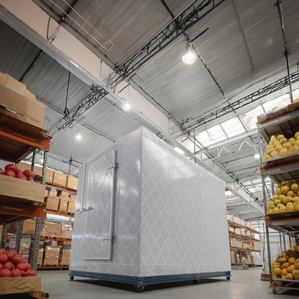 Frigorifero per ambienti personalizzato con congelatore 45c, sala di stoccaggio freddo da 20 piedi, 5 piedi x 5 piedi x 4 piedi, congelatore per ambienti freddi