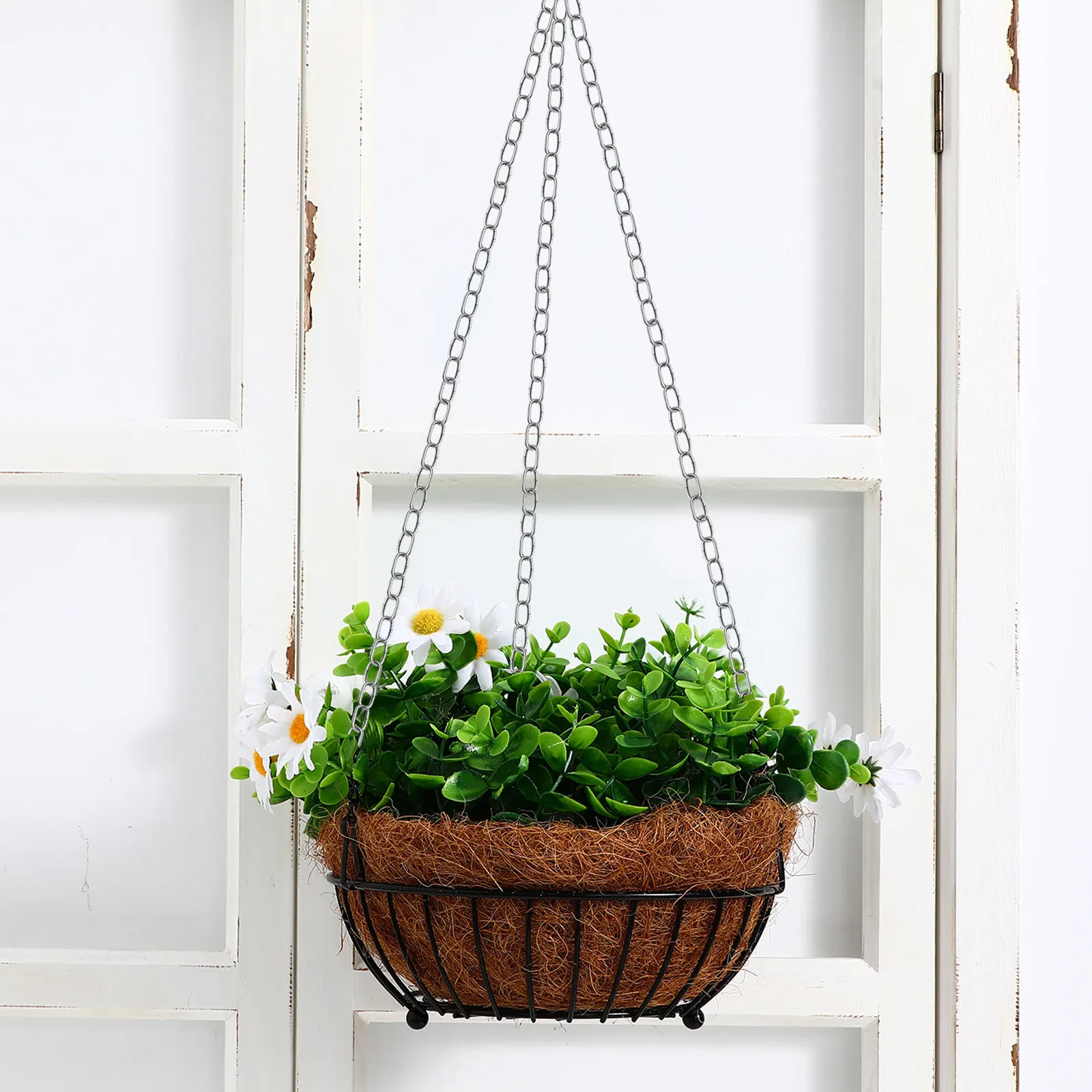 

1pcs 1 Roll Heavy Duty Metal Hanging Metal Hanging Chain Loop Chains Chain For Home Camping Outdoor Utility Link Chains